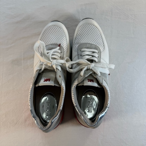 Michael Kors White and Gray Sneakers - Picture 5 of 11